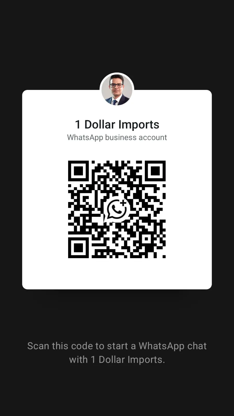 WhatsApp QR code